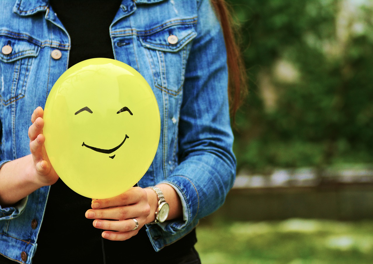 Balon z uśmiechem